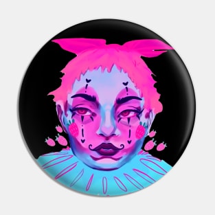 Strawberry clown core Pin