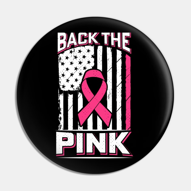 BACK THE PINK Pin by Myartstor 