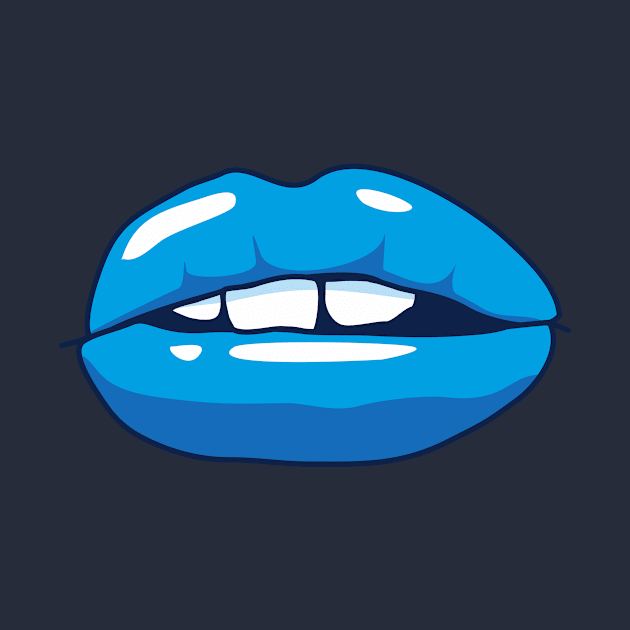 Mouth Blue Lips by Jennifer