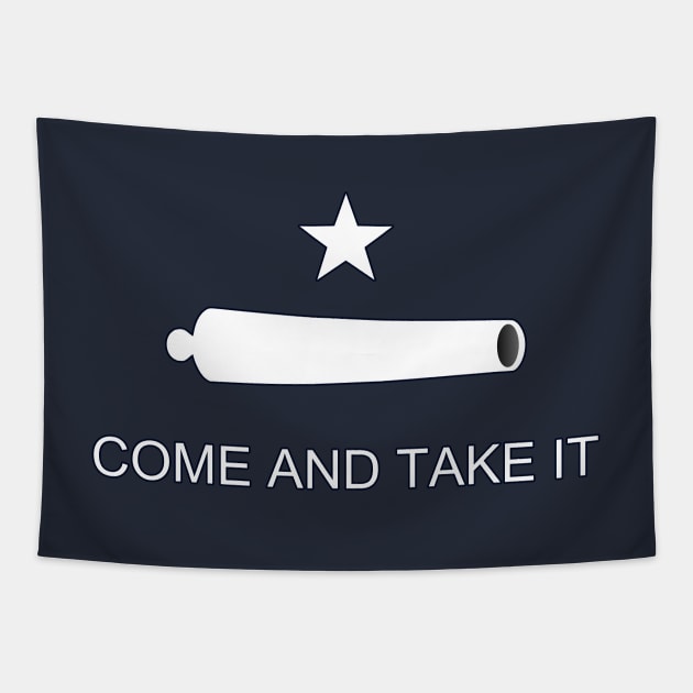 Come and Take It, Battle of Gonzales Battle Flag, Texan Revolution Tapestry by SolarCross