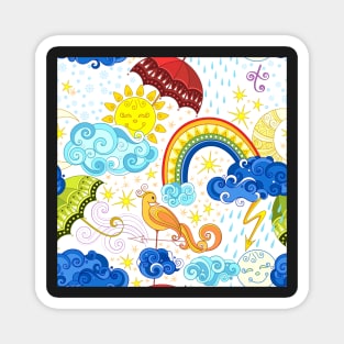 Fairytale Weather Forecast Print Magnet