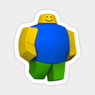 Roblox Noob Magnets Teepublic - roblox noob character drawing