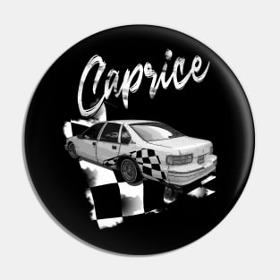 Bubble Race Flag Caprice Pin