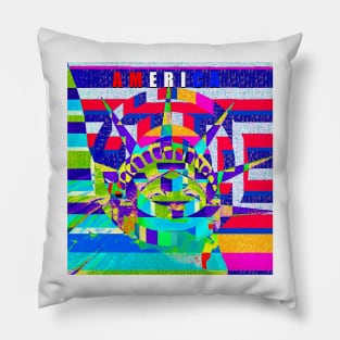 America land of many colors Pillow