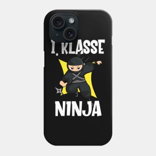 Schulkind 1. Klasse Ninja Phone Case