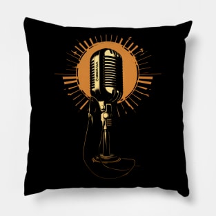 Microphone Retro Mic Pillow