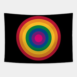 Rainbow Target Tapestry