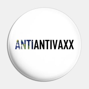 Anti Anti Vaxx Earth Pin