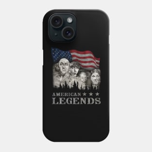 The Three Stooges Rushmorons American Legends Mount Phone Case