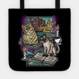 Cats, Books and Coffee Tote