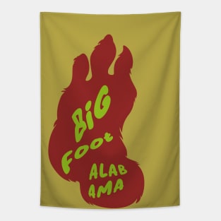 Bigfoot Alabama Tapestry