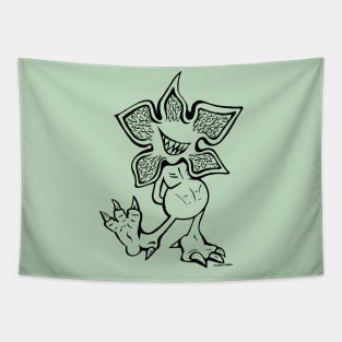 Upside Down Dizznee Land Mascot Tapestry