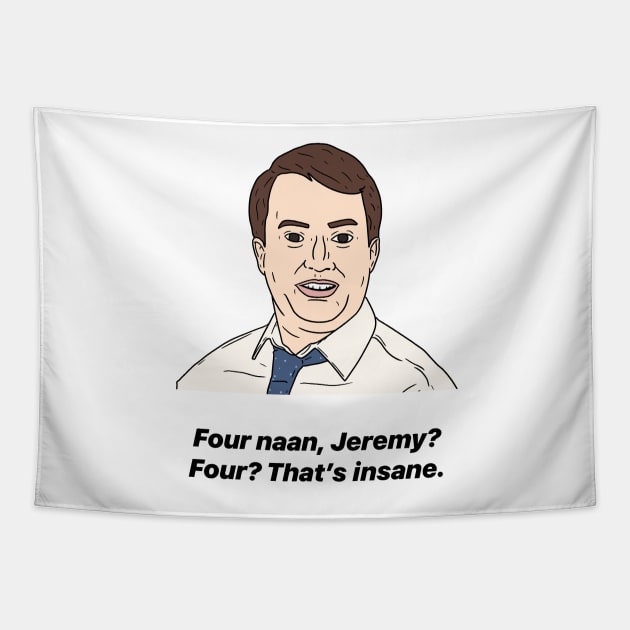 MARK CORRIGAN | FOUR NAAN Tapestry by tommytyrer