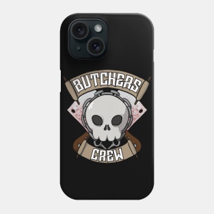 Butchers crew Jolly Roger pirate flag Phone Case