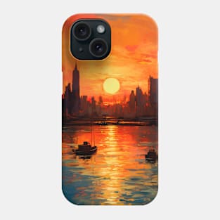 New York sunset I Phone Case