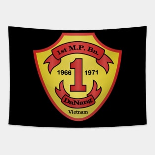 USMC - 1st Military Police Battalion wo Txt Tapestry