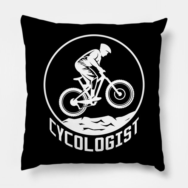 cycologist Pillow by Ghani Store