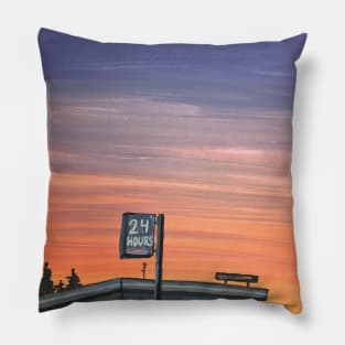 Small Town Sunset Pillow