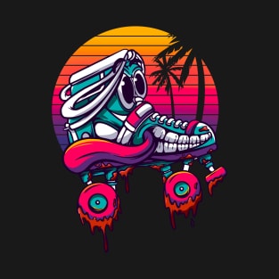 Crazy Rolling Skate T-Shirt