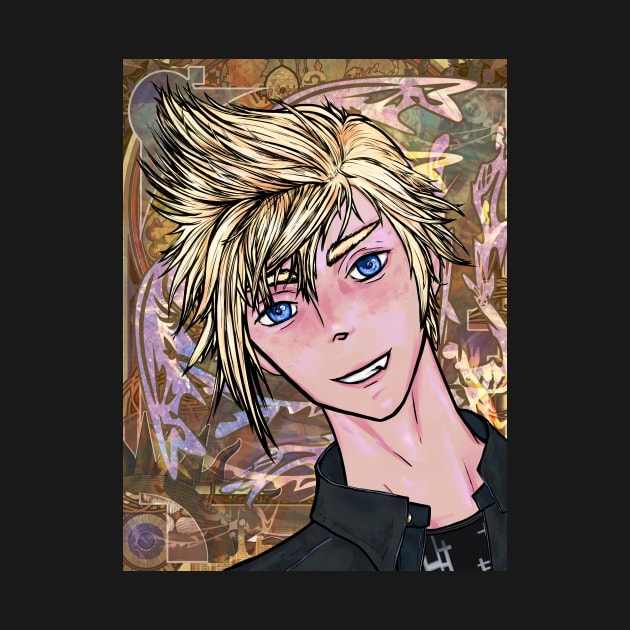 Prompto's Smile by SmoonKape