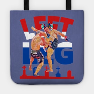 Left Leg Cemetery Croatian Flag Tote