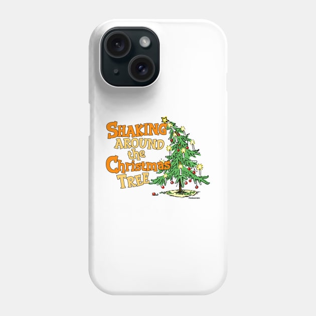 Shaking Around the Christmas Tree Parkinsons Awareness Phone Case by SteveW50