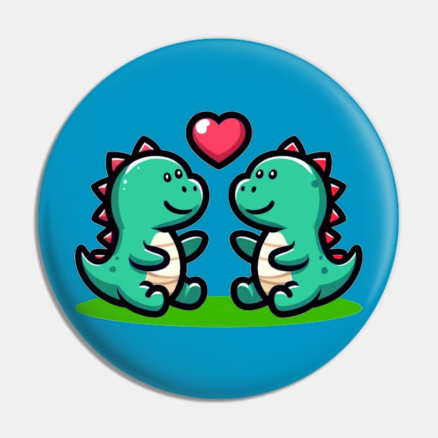 Dino love Pin by Dannysdesigns80 