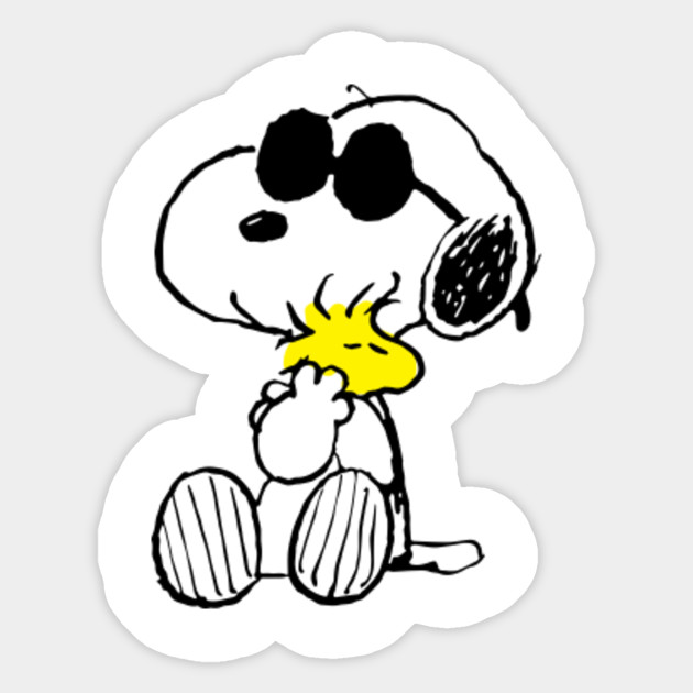Snoopy and Woodstock - Snoopy - Sticker | TeePublic