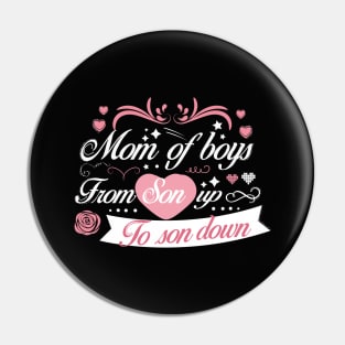 mom of boys from son up to son down mothers day gift ideas Pin