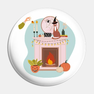 Halloween style interior Pin