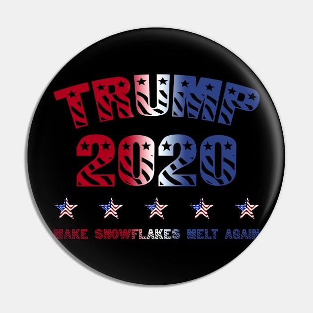 Vote Trump 2020 Shirt Pin by Styr Designs