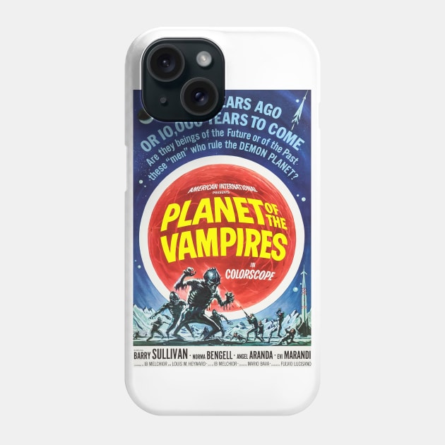 Planet of the Vampires Phone Case by ZippyFraggle1