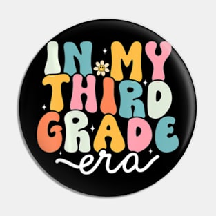 In My 3rd Grade Era Groovy Third Grade Teacher Kids Retro Pin