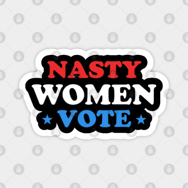 Nasty Women Vote Magnet by deadright