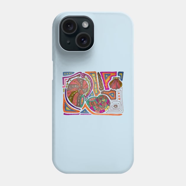 Shell Shapes Phone Case by JimLorman