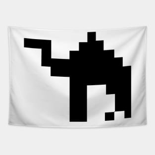 camel animal sillhouette pixel Tapestry