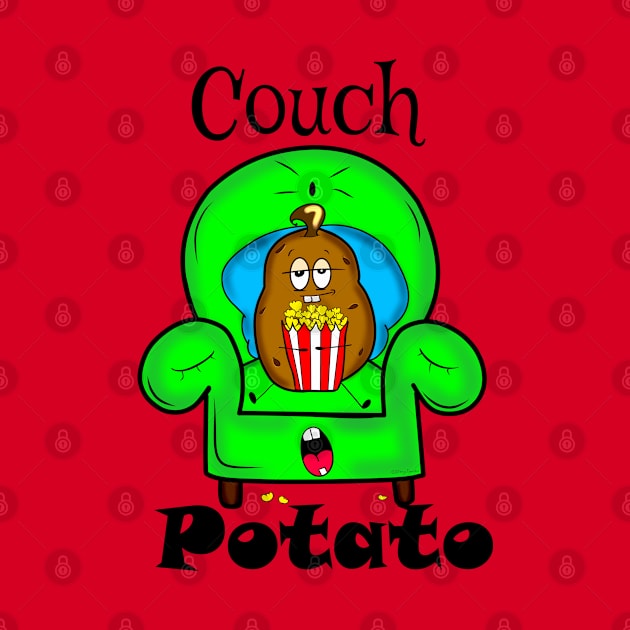 Couch Potato (Chip) by DitzyDonutsDesigns