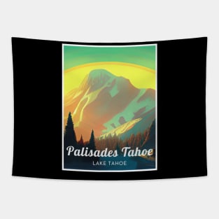 Palisades Tahoe Lake Tahoe Ski Tapestry