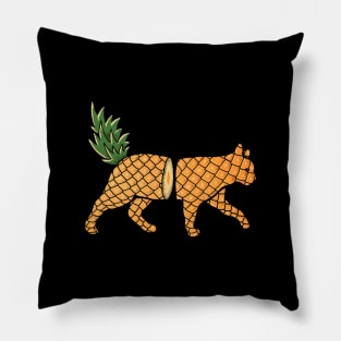 Fruit Cat: Pineapple Pillow