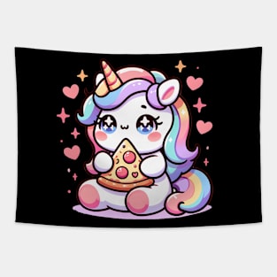 Pizza Unicorn Lover, Love Eating Pizza Tapestry