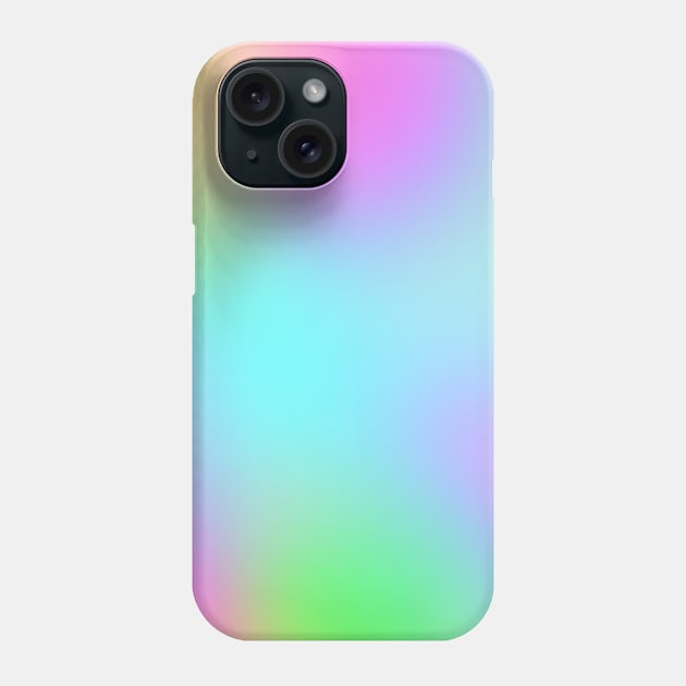 Rainbow Colors Abstract Blurry Gradient Ombre Soft Tie Dye Look Phone Case by anijnas