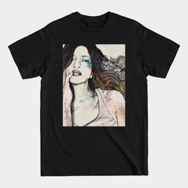 Discover Cyanide | sexy tattoo woman portrait | bkg - Sexy Woman - T-Shirt