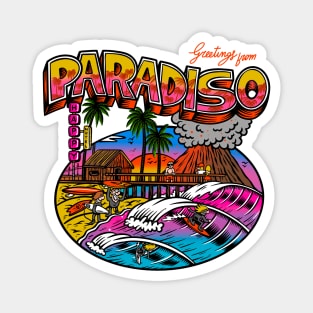 Greetings from Paradiso (front print) Magnet