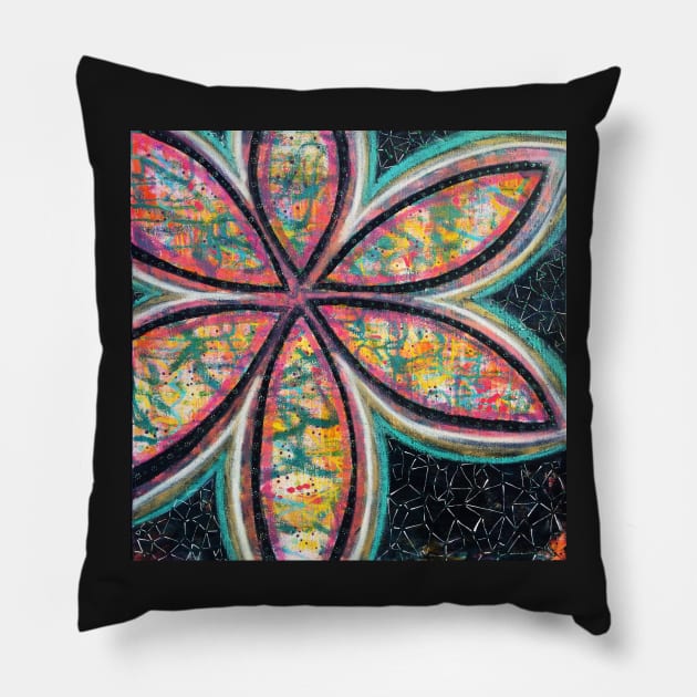 Starstruck Bloom - an activated Inner Power Painting Pillow by mellierosetest