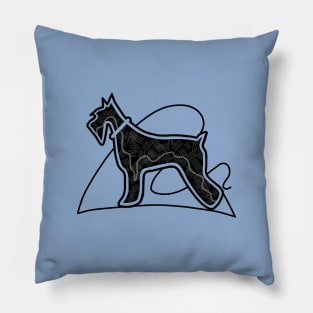 Schnauzer Dog Pillow