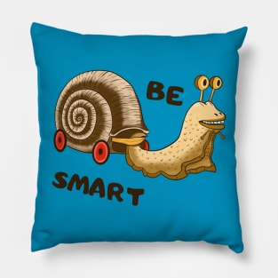 Be Smart, Cute clever Snail Pillow