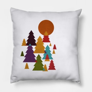 pine trees Pillow