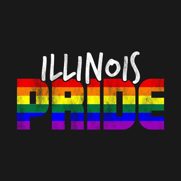 Illinois Pride LGBT Flag by wheedesign