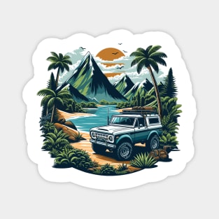 Bronco On The Mighty Jungle Magnet