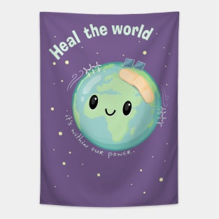 Heal the World -- it's within our power Tapestry